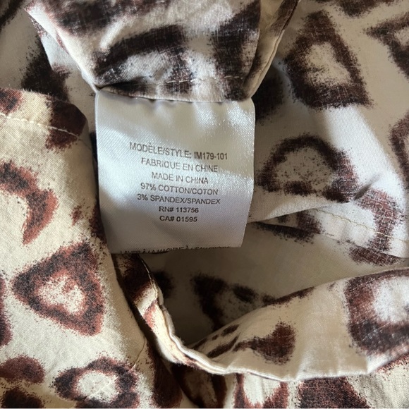 Isaac Mizrahi Leopard Top Womens - Picture 6 of 6